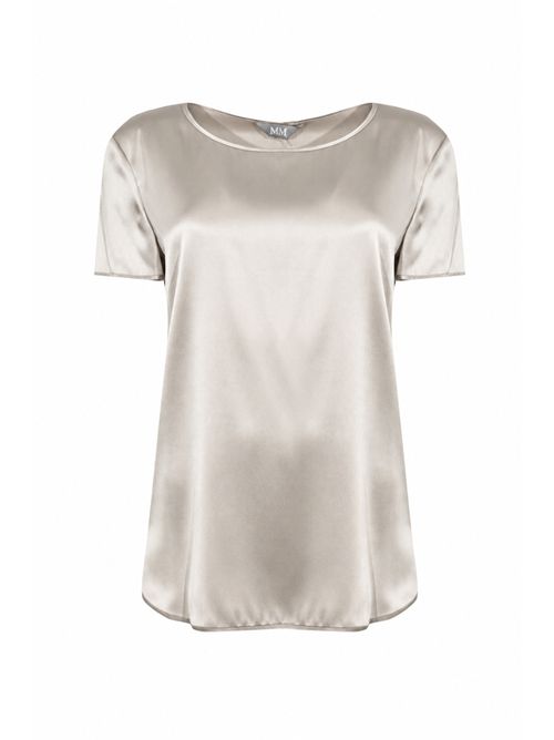 Blusa MMLCORTONA in seta stretch Ghiaccio MM Max Mara | 2616111037600004